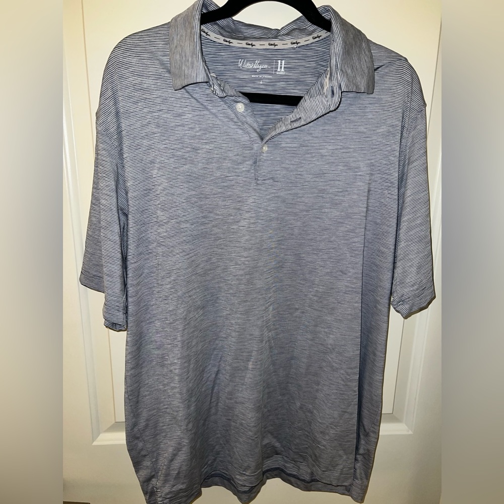 Walter Hagen—Walter Hagen Men's Perfect 11 Majors Championship Stripe Golf Polo